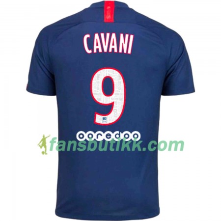 Fotballdrakt Paris Saint-Germain Edinson Cavani 9 Hjemmetrøye 2019-2020 Kortermet